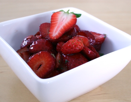 Erdbeeren mit Balsamico