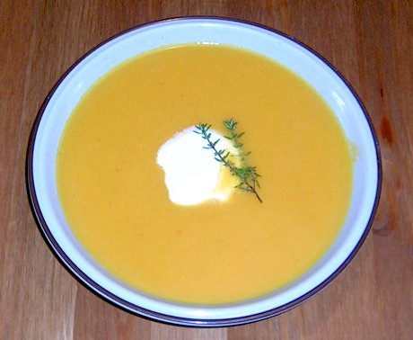 Blutorangen-Möhren-Suppe