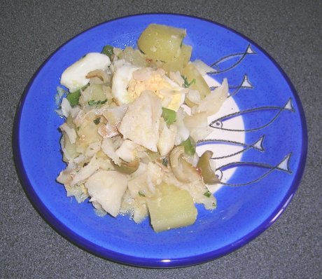 Gartinierter Stockfisch aus Angola