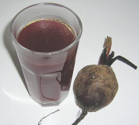 Selbstgemachter Rote-Bete-Saft