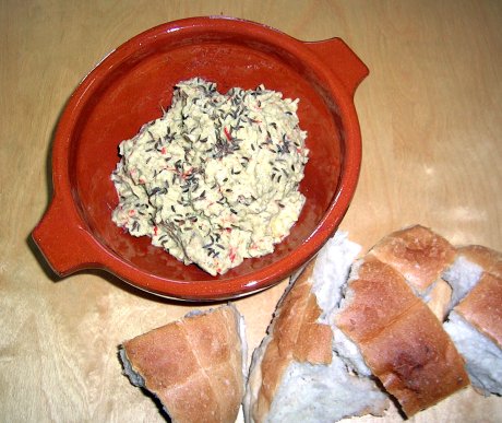Auberginen-Frischkäse-Dip