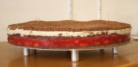 Hochzeitstorte unterer Boden