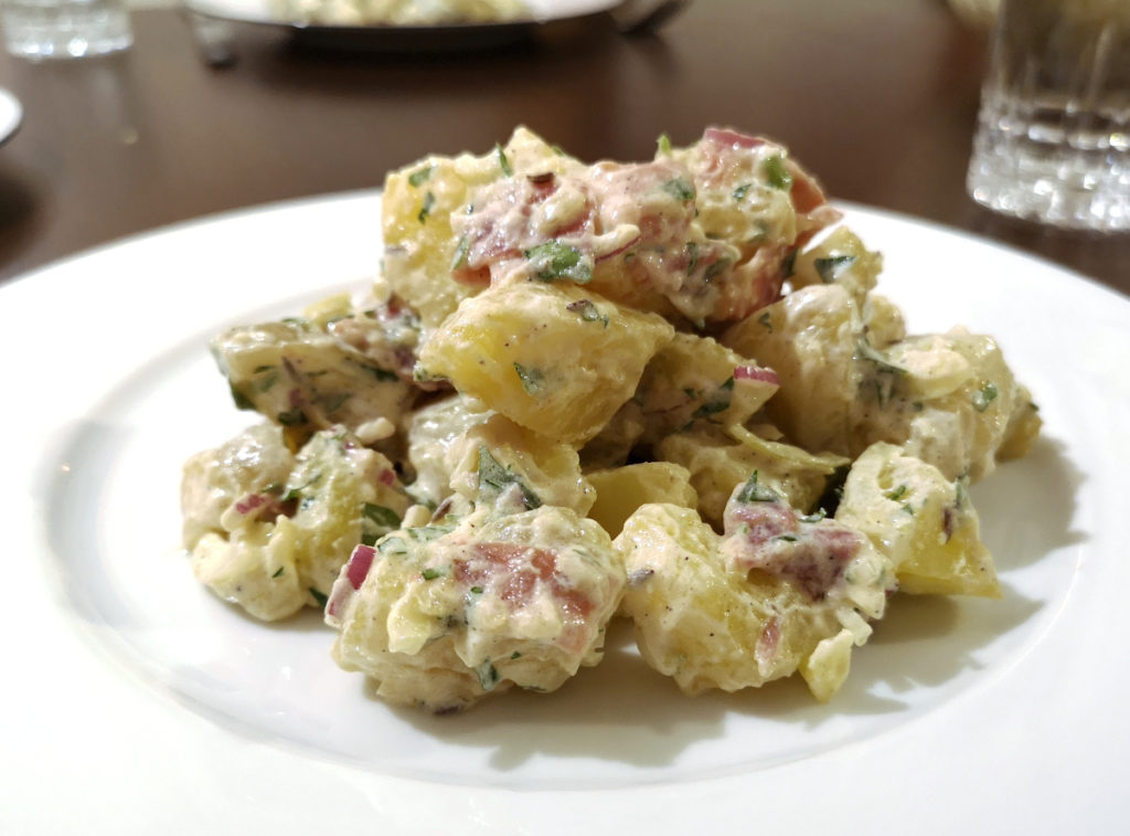 Kartoffelsalat mit Parmaschinken